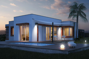 3d unifamiliar nocturna